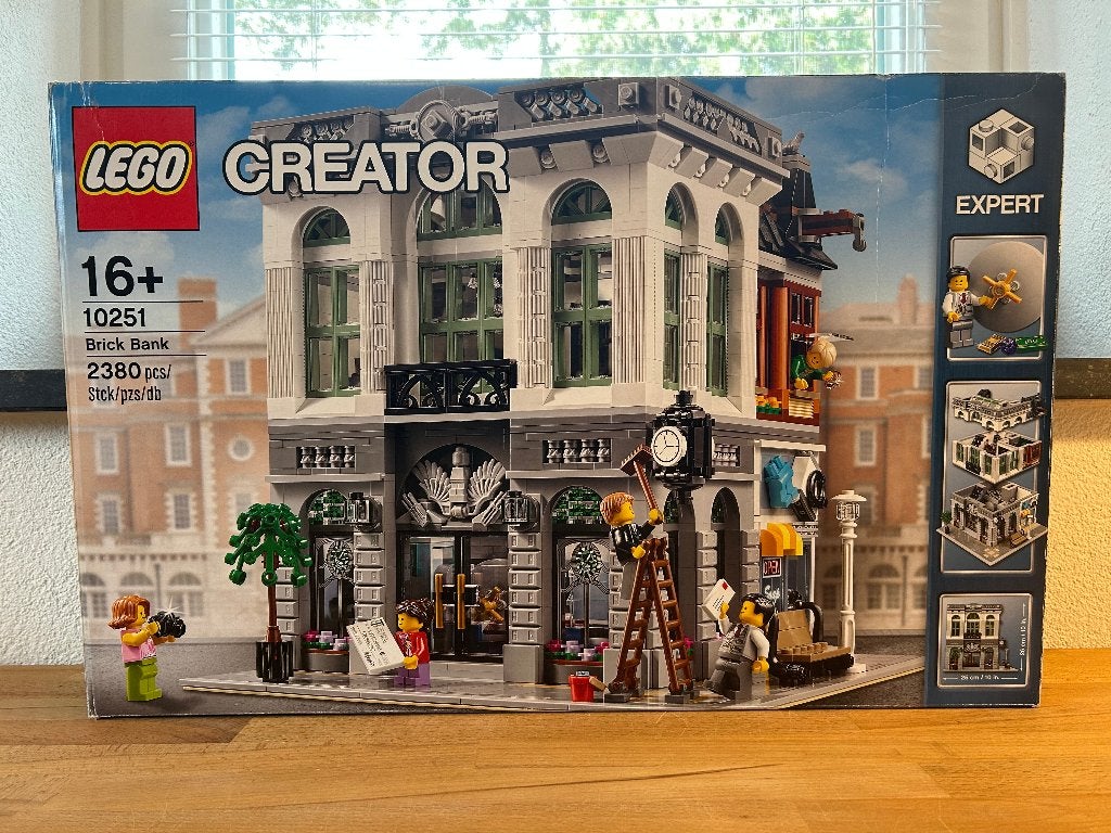 Lego Icons Modular 10251 - Brick Bank, Kinderen en Baby's, Inclusief instructies, Lego, Ophalen of Verzenden, Zo goed als nieuw