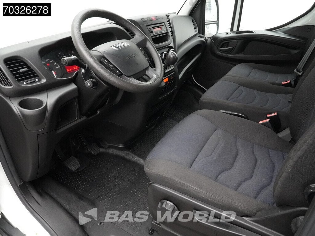 Iveco Daily 40C15 3.0L 1000KG XL Laadklep Dubbellucht 150PK, Stof, Gebruikt, Euro 6, Wit