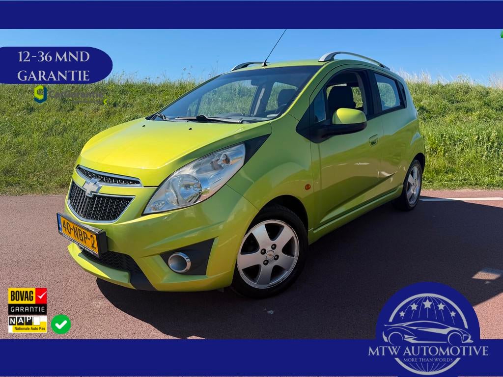 Chevrolet Spark 1.2 16V LT / KEURIGE AUTO / SUPERKOOPJE, Auto's, Chevrolet, Stof, Gebruikt, Zwart, 4 cilinders