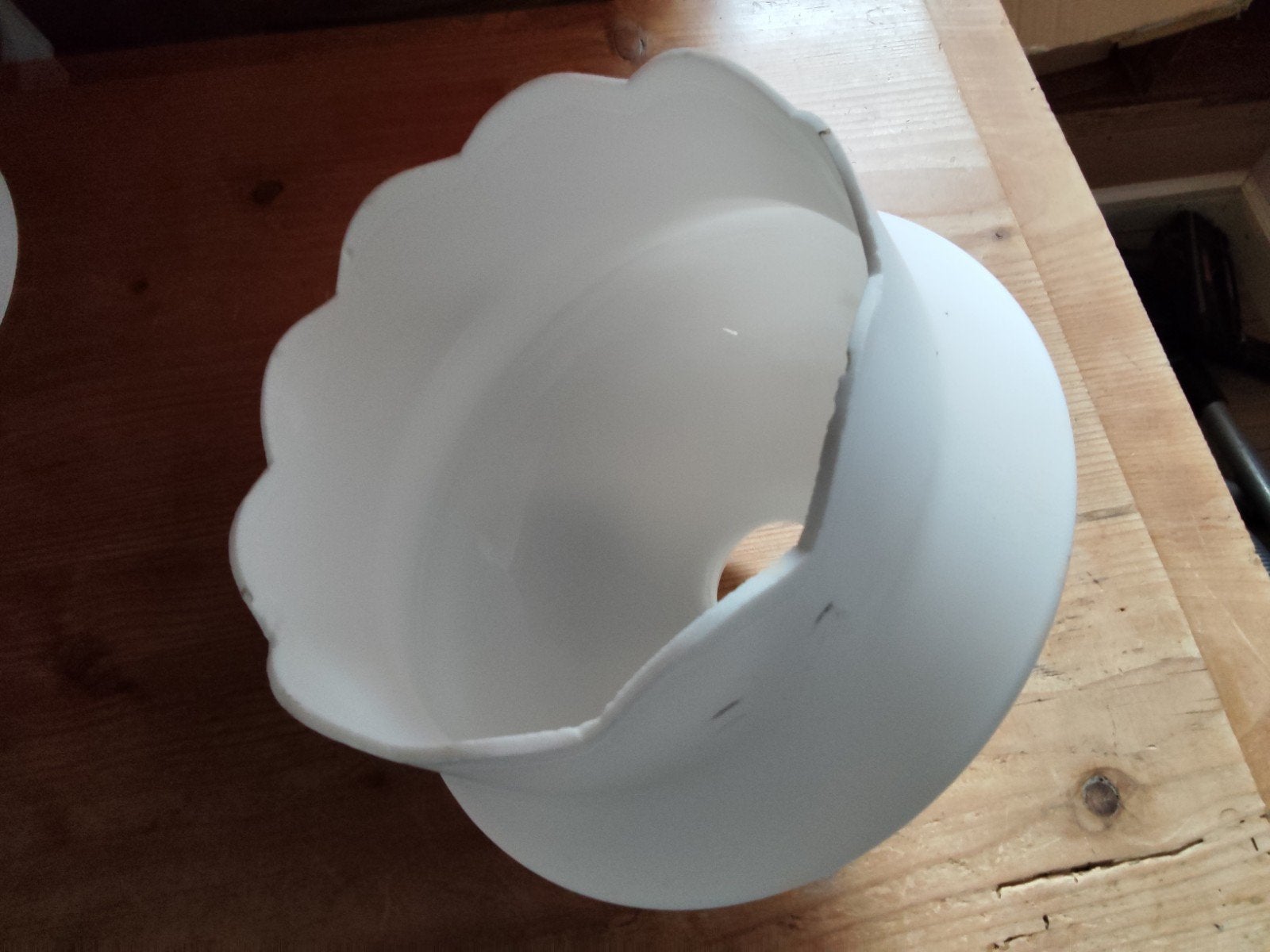 Lampenkap oud opaline, Antiek en Kunst, Antiek | Lampen, Ophalen of Verzenden