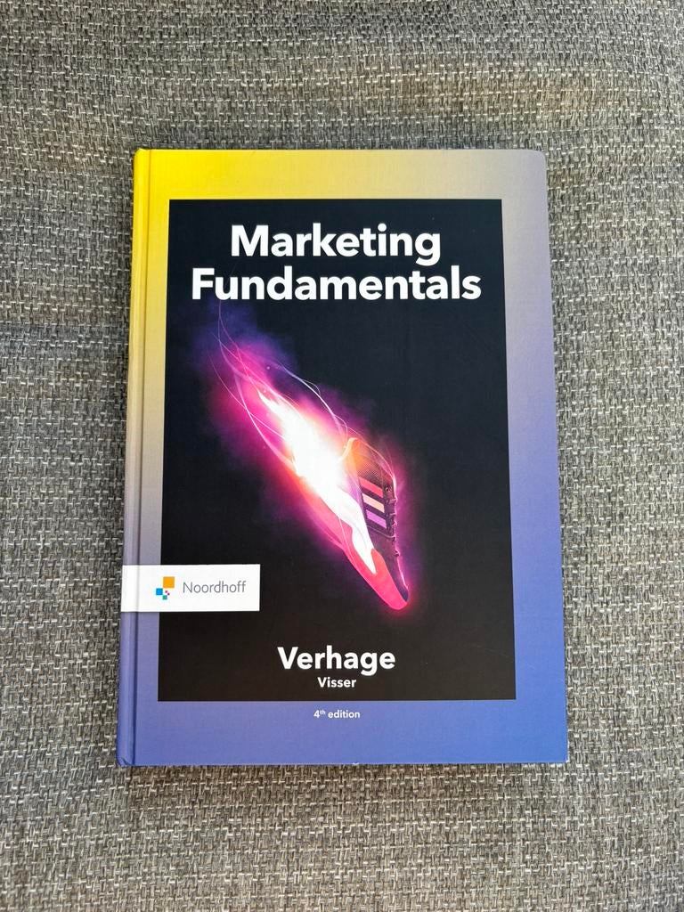 Marketing Fundamentals (4th Edition) - Verhage & Visser, Ophalen of Verzenden, Nieuw, Economie en Marketing