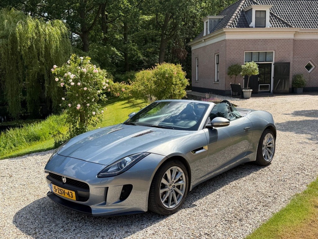 Jaguar F-TYPE 3.0 V6 Convertible Supercharged NL-auto #TIJDL, Auto's, Automaat, Achterwielaandrijving, 2995 cc, Cabriolet