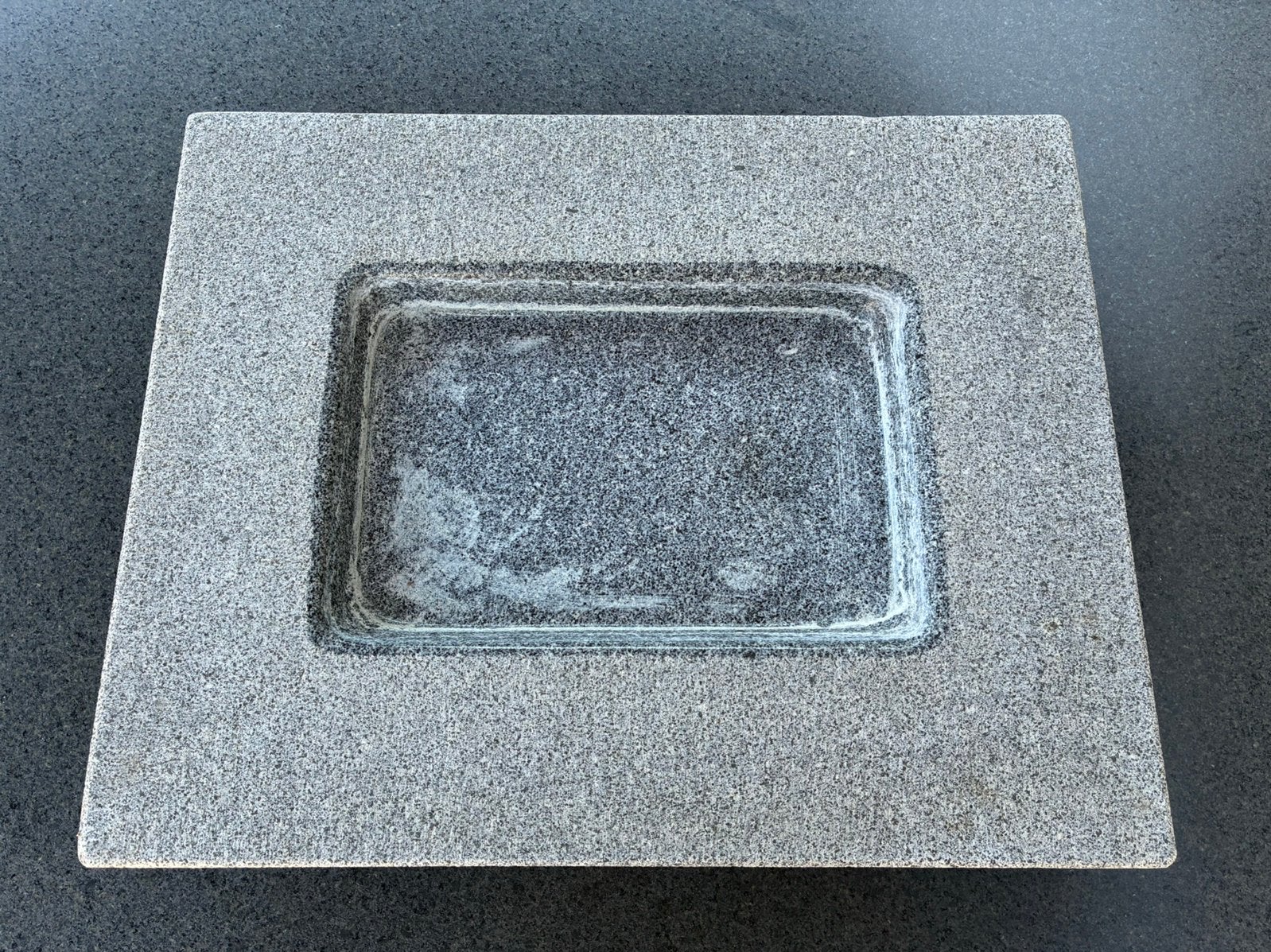 Granieten schaal 50 x 40 cm, Tuin en Terras, Ophalen, Gebruikt