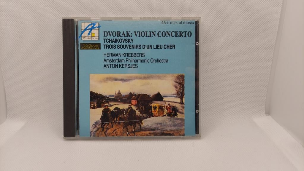 Dvorak violin concerto tchaikovsky Herman Krebbers cd, Ophalen of Verzenden, Romantiek, Zo goed als nieuw, Orkest of Ballet