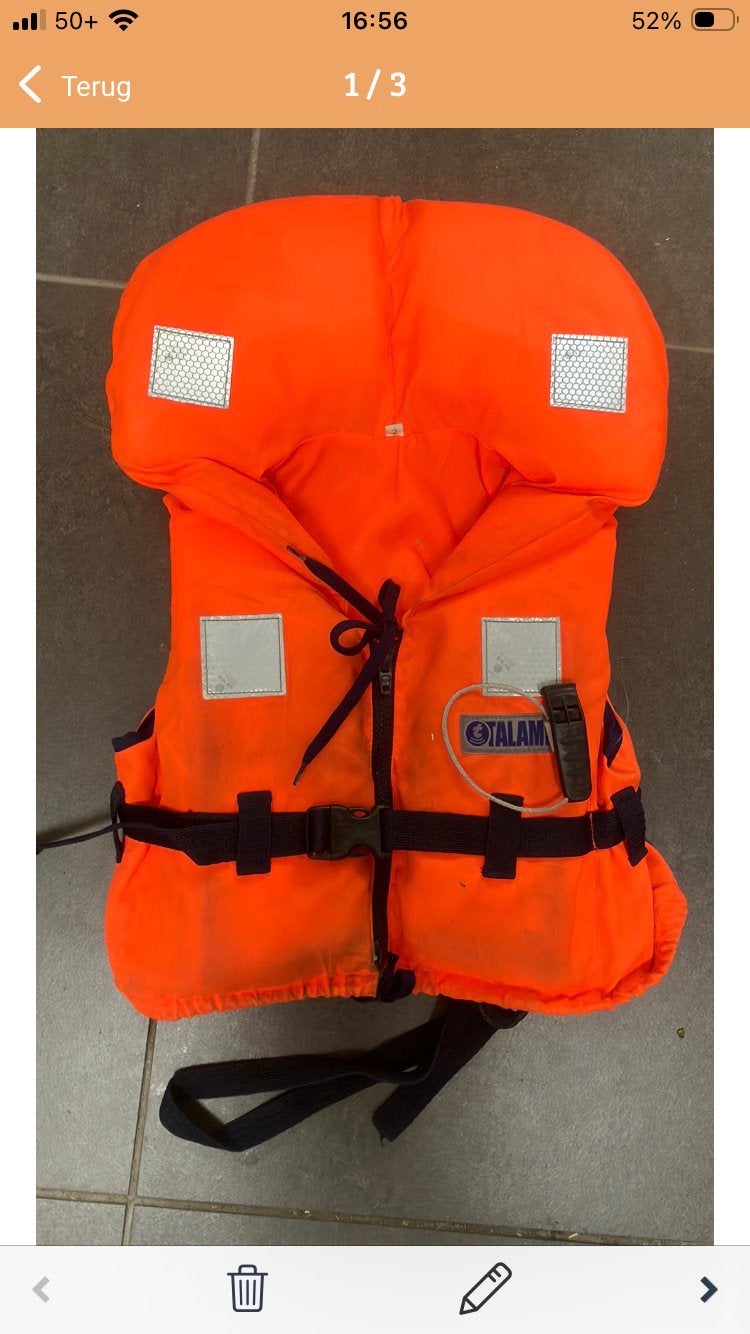 Reddingsvest Talamex 100N - Maat Todler (10-20kg), Watersport en Boten, Ophalen of Verzenden, Gebruikt, Overige typen