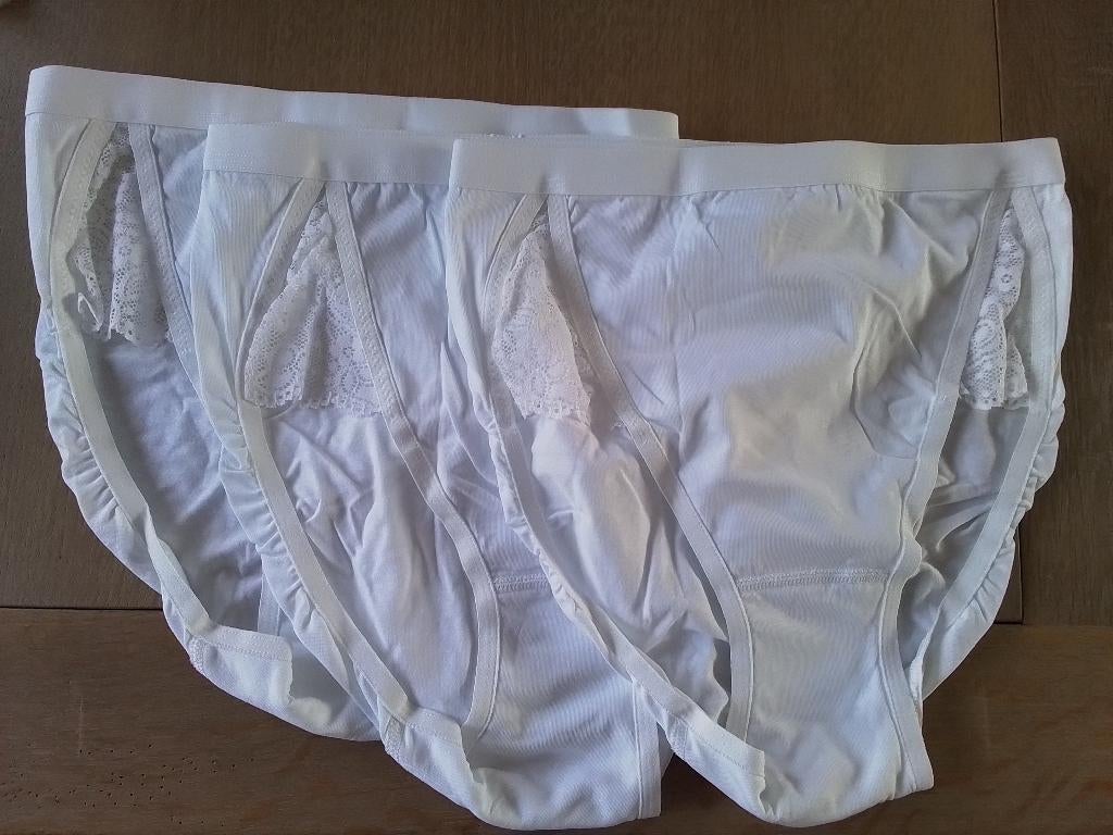 Nieuw, dames slip ten cate. Maat L, Ophalen of Verzenden, Wit, Slip