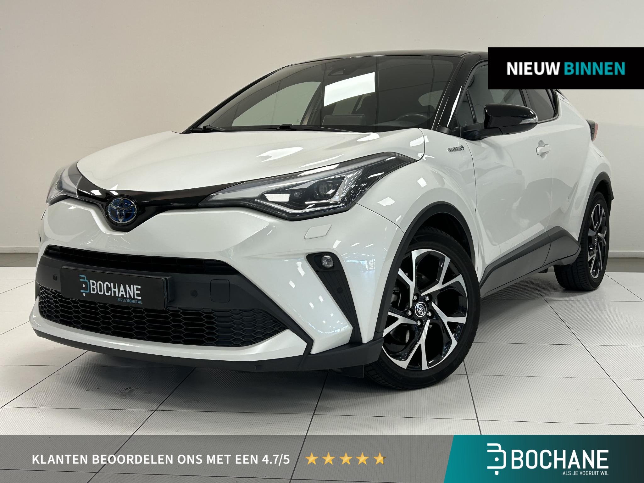 Toyota C-HR 2.0 Hybrid Business Plus | Camera | Navigatie |, Auto's, Stof, 4 cilinders, Met garantie (alle), Wit