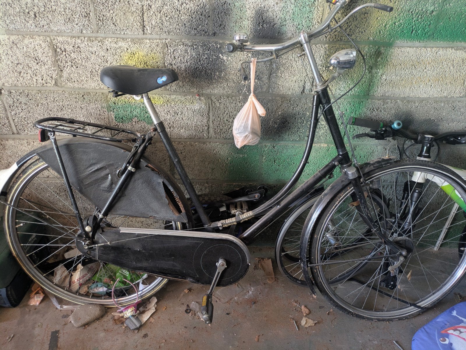 Gazelle omafiets 3 versnellingen ( oldtimer ) schuurvondst, Ophalen, Trommelrem, Gazelle