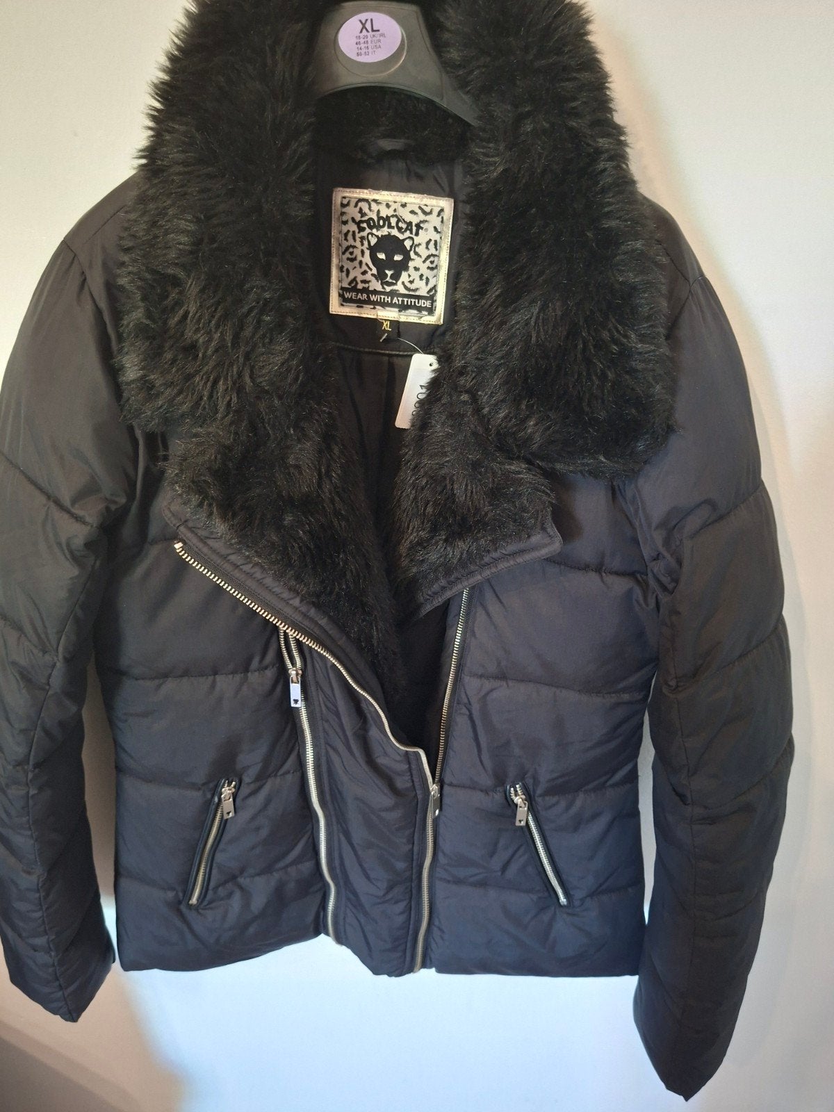 Coolcat jas maat XL, Zwart, Maat 46/48 (XL) of groter, Ophalen of Verzenden, Coolcat