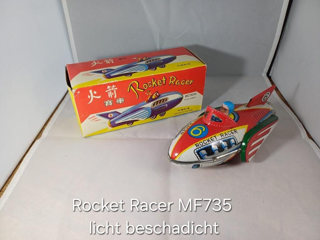 Blikken speelgoed Rocket Racer, Ophalen of Verzenden