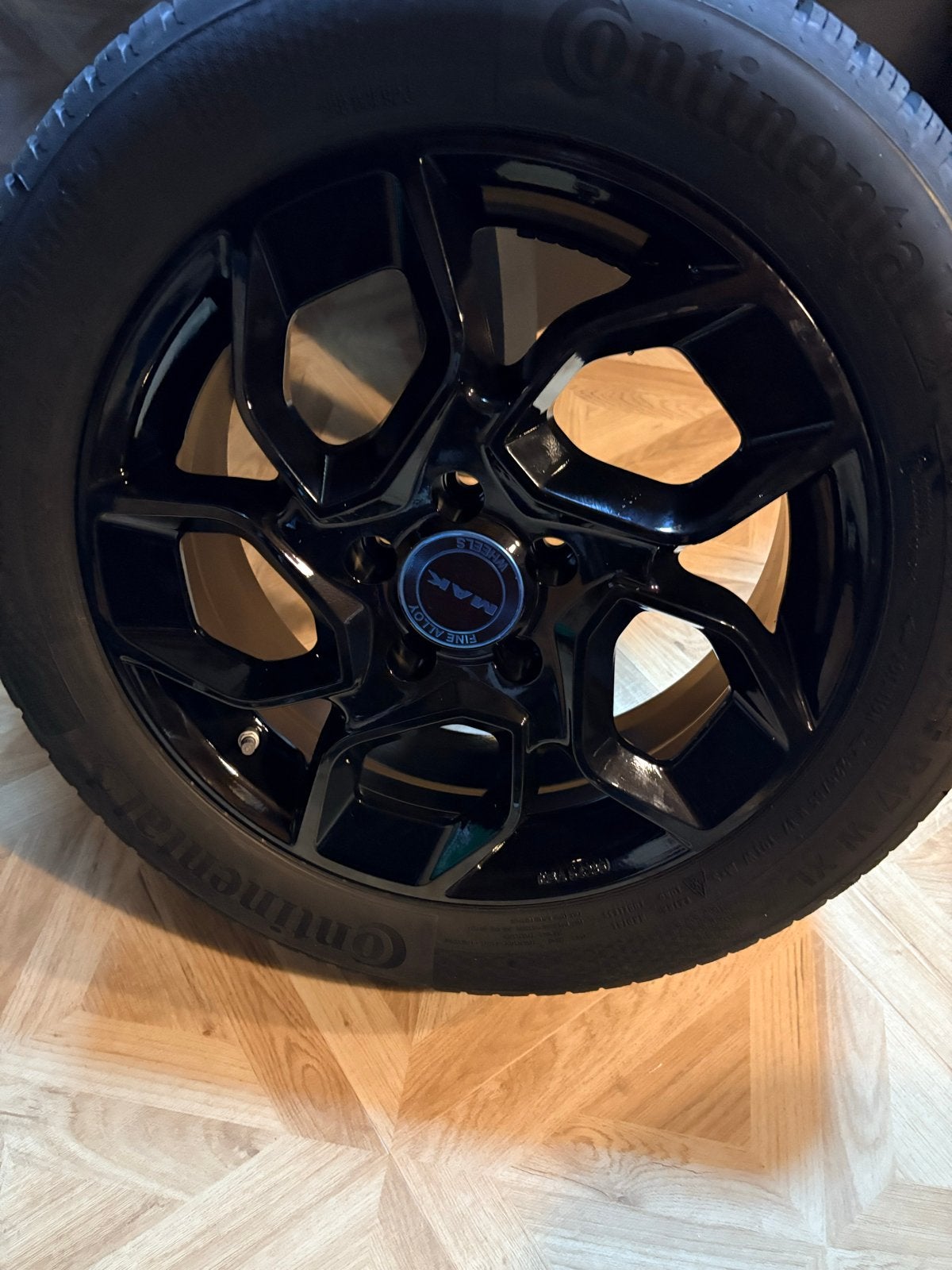 Mercedes Vito Continental All Season  MAK velgen 225/55 R17, Gebruikt, Banden en Velgen, 17 inch, Ophalen of Verzenden