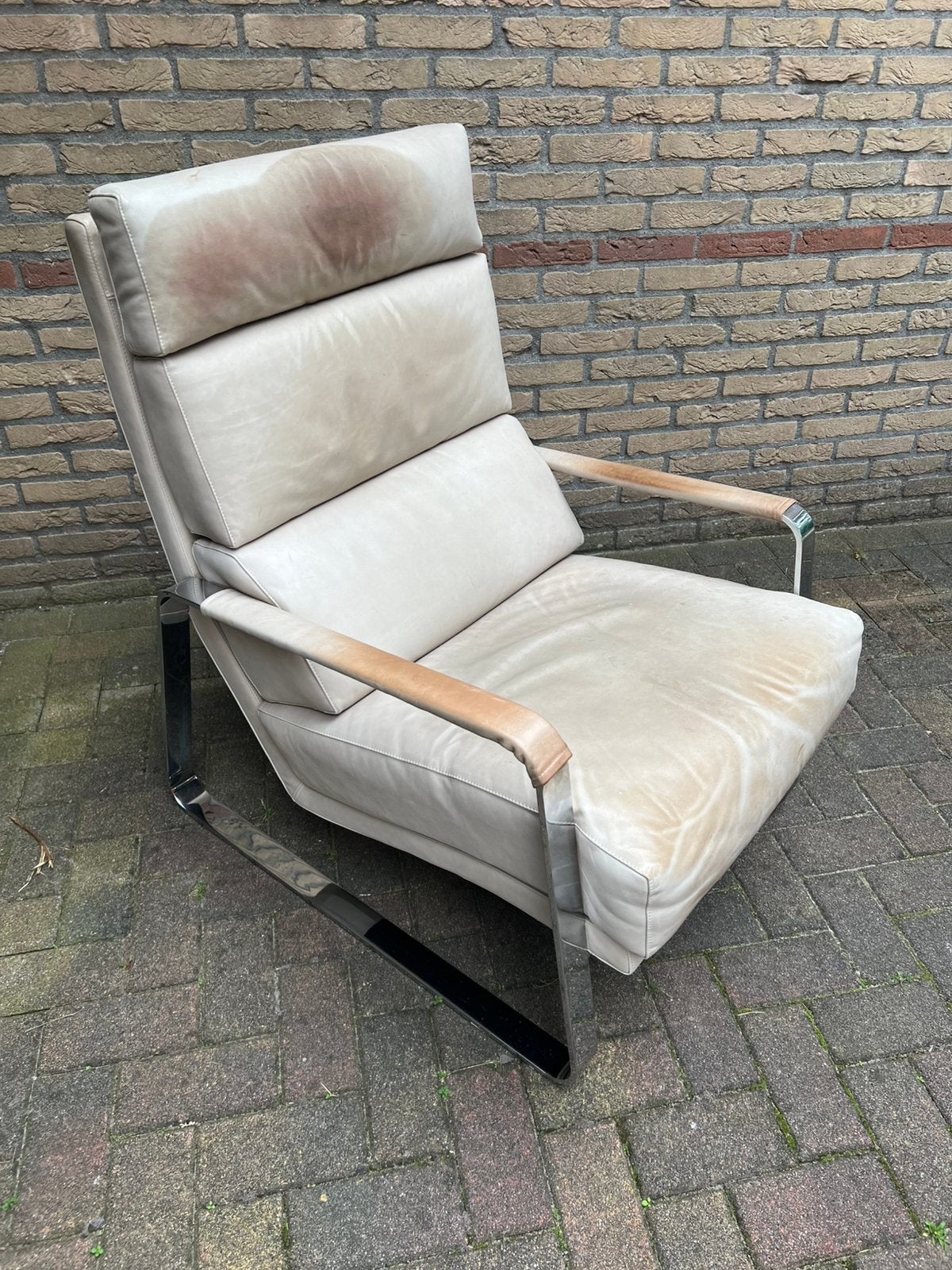 Te Koop : Design Linteloo Kone Highback Fauteuil Anders, Ophalen, Gebruikt, 75 tot 100 cm, Leer