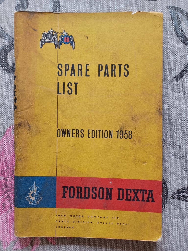 Onderdelenboek Fordson Dexta, Ophalen of Verzenden, Gelezen, Tractor en Landbouw
