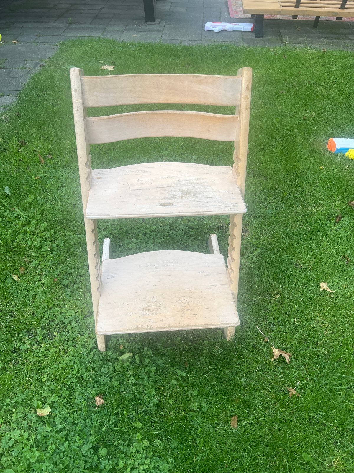Houten meegroeistoel - Gebruikt maar functioneel, Ophalen, Gebruikt, Meegroeistoel
