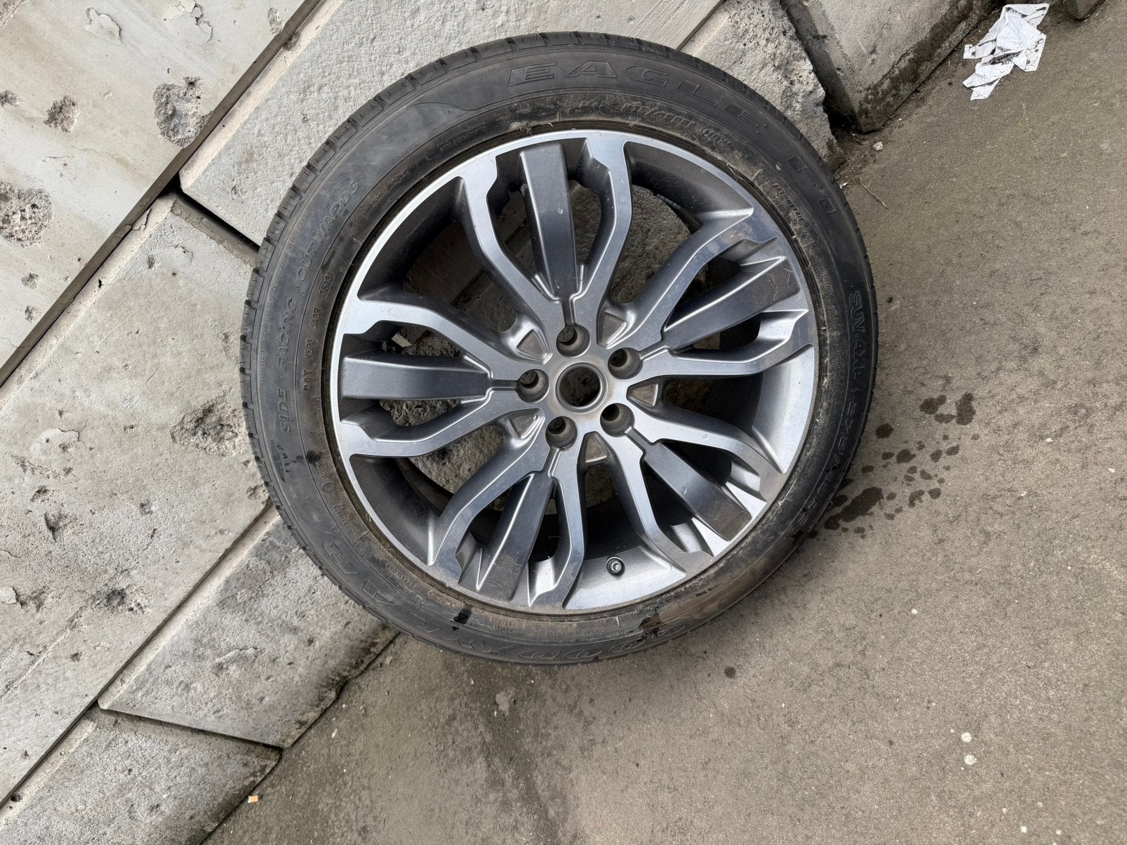 Range rover sport 2016  reservewiel 275 45 R21, Ophalen, Gebruikt, 275 mm, 21 inch