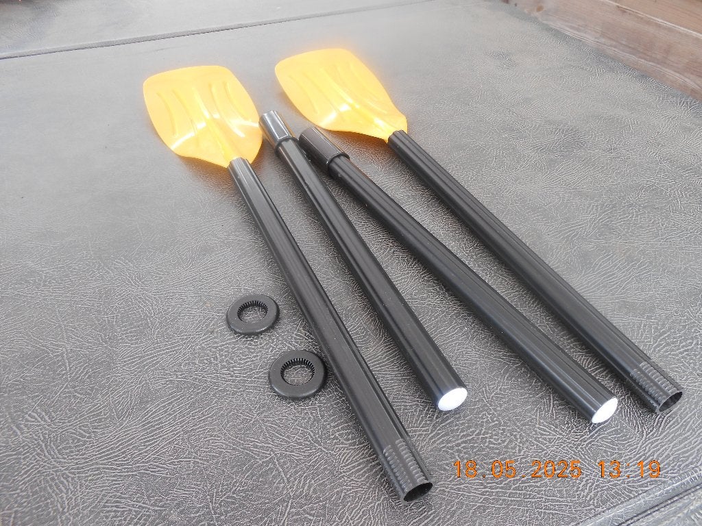 2        Peddels voor rubberboot, Watersport en Boten, Ophalen of Verzenden, Nieuw, Enkelbladige peddel
