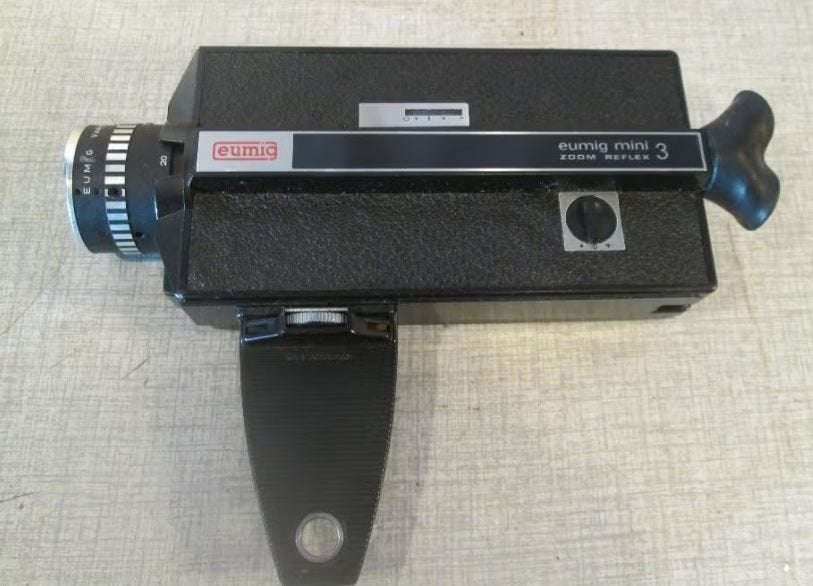Retro 8mm Filmcamera - Eumig Mini 3, Ophalen of Verzenden, 1960 tot 1980, Filmcamera