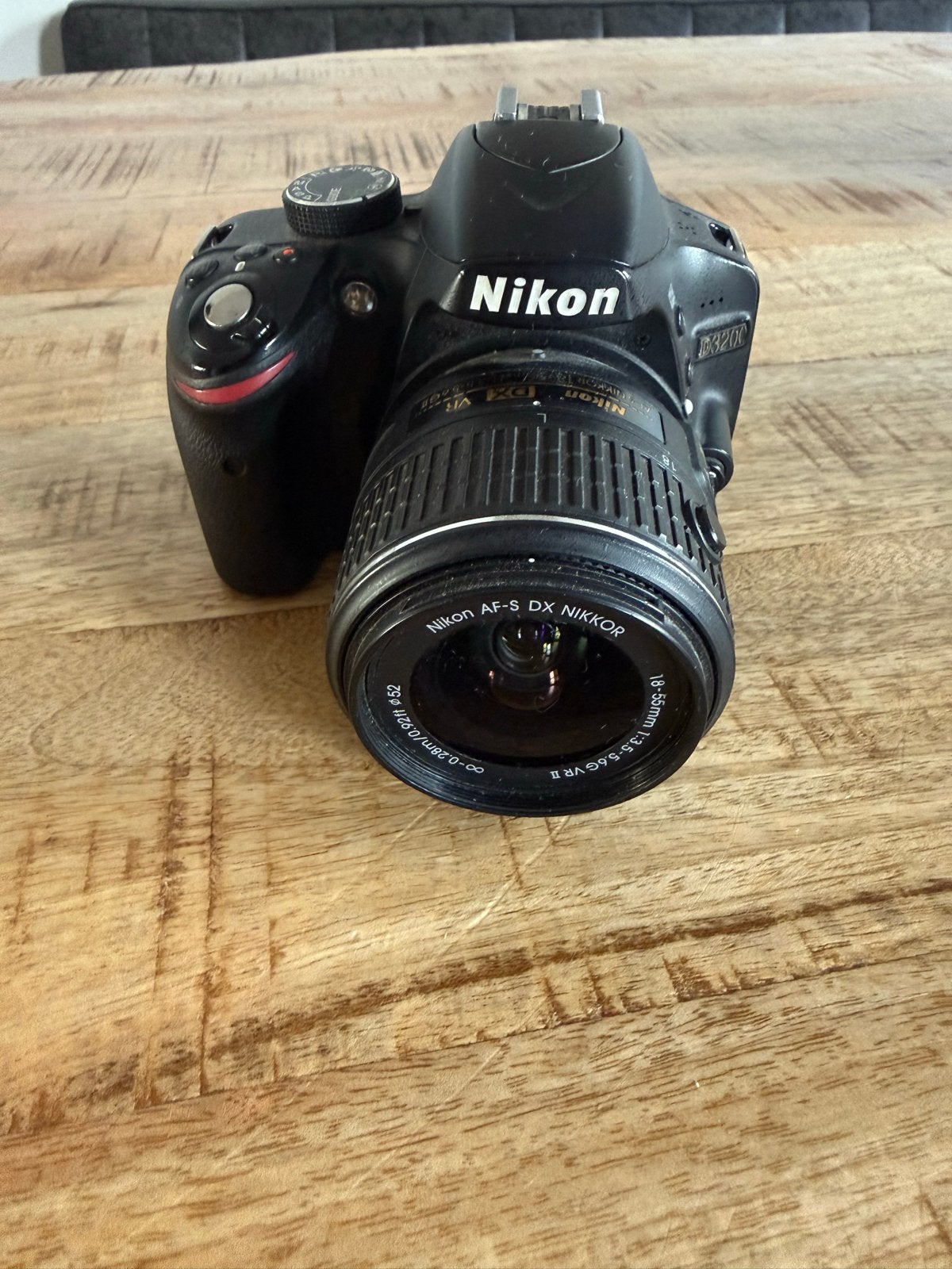 Nikon D3200 Spiegelreflexcamera met AF-S DX NIKKOR 18-55mm, Ingebouwde flitser, Gebruikt, Spiegelreflex, Ophalen of Verzenden