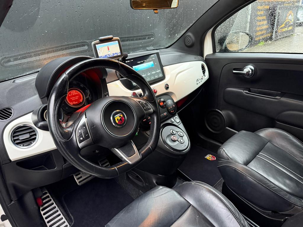 Fiat 500 C 1.4-16V Abarth Automaat Cabrio, Euro 5, Zwart, 4 cilinders, Cabriolet