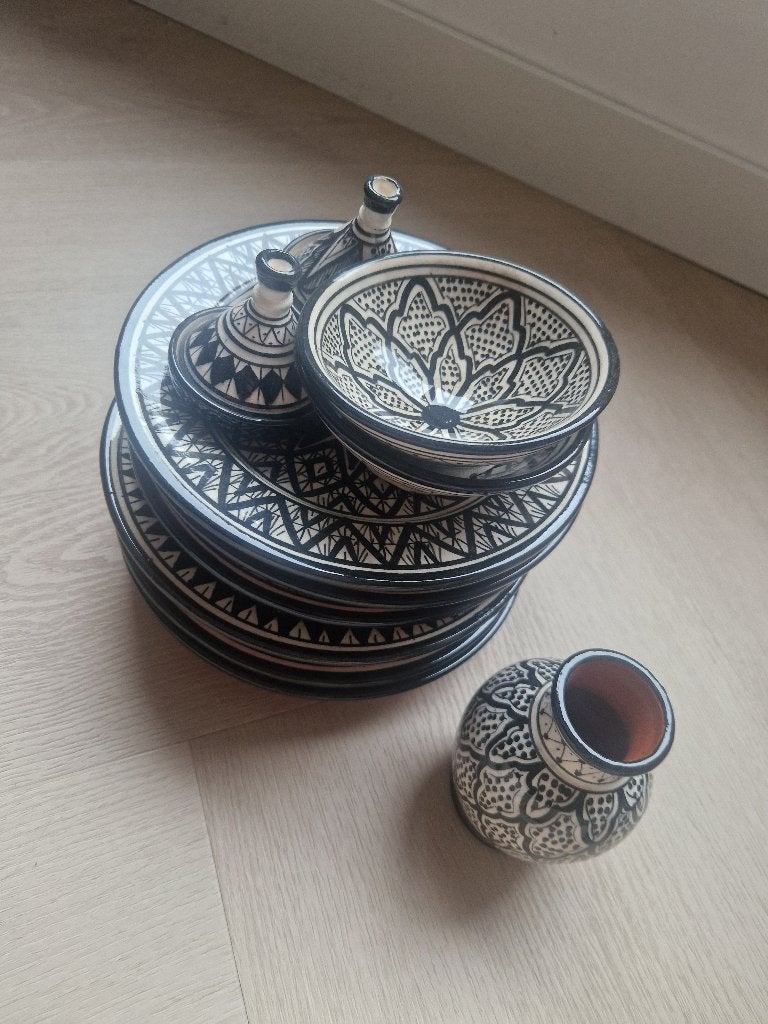 Marrokaans servies, Ophalen, Zo goed als nieuw, Overige materialen