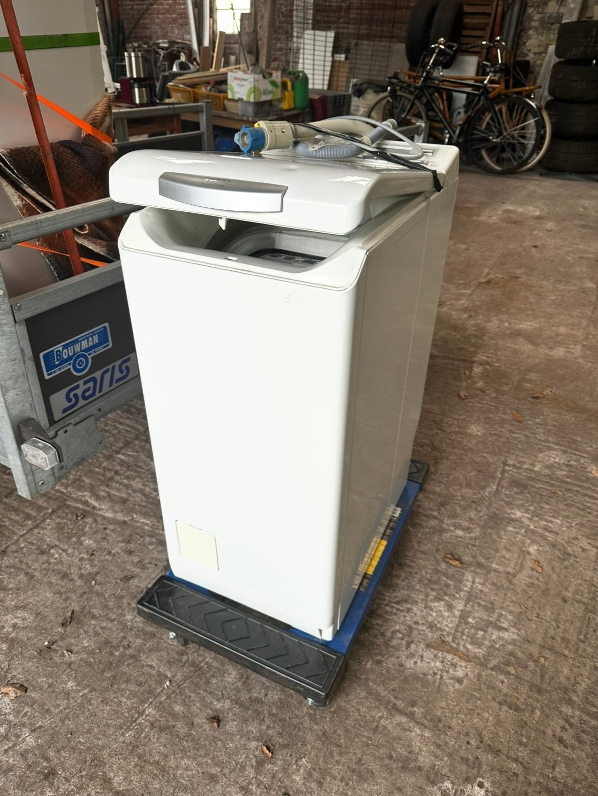 AEG bovenlader wasmachine, Ophalen, 1200 tot 1600 toeren, 4 tot 6 kg, Zo goed als nieuw