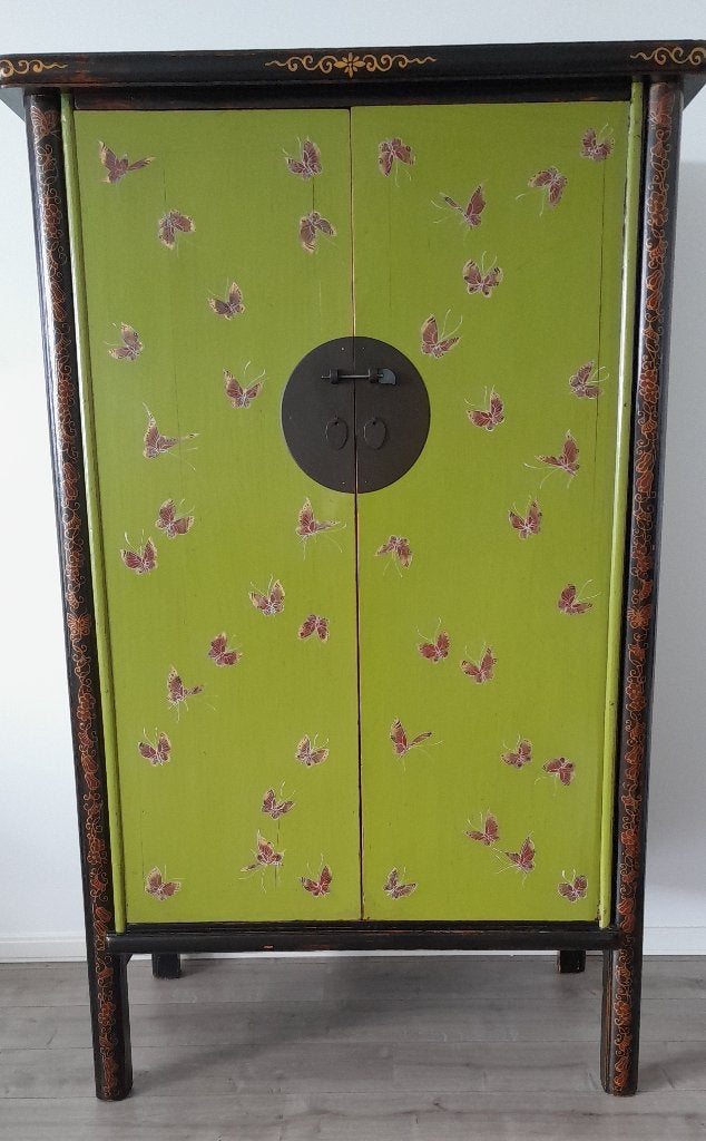 kast, Ophalen, Chinese vlinderkast, Met lade(s), 50 tot 100 cm