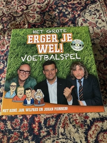Het grote erger je wel Voetbalspel., Een of twee spelers, Ophalen of Verzenden, Nieuw