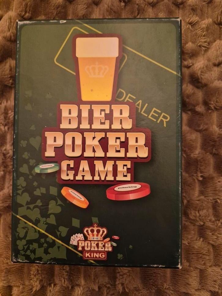 Bierpoker Game - Poker King (beschadigde doos), Vijf spelers of meer, Ophalen of Verzenden, Gebruikt, Poker King