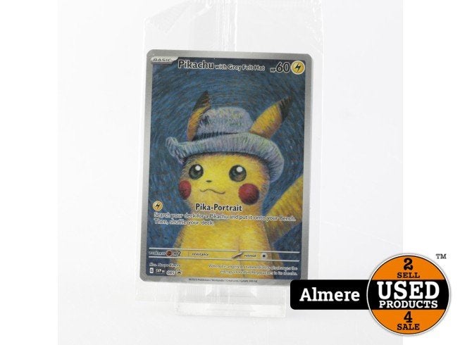 TCG Pikachu with Grey Felt Hat (SVP 085) | In seal, Nieuw