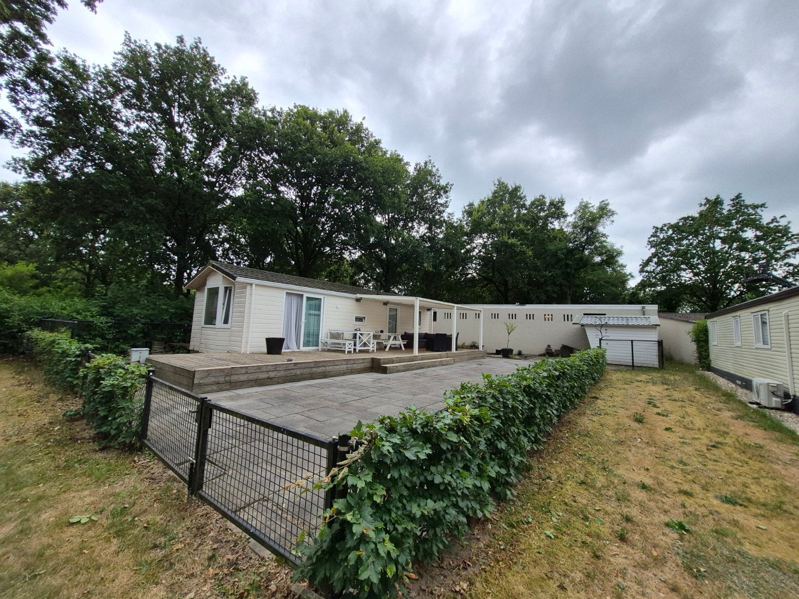 Stacaravan in Wanroij, Caravans en Kamperen, Stacaravans, Ophalen of Verzenden