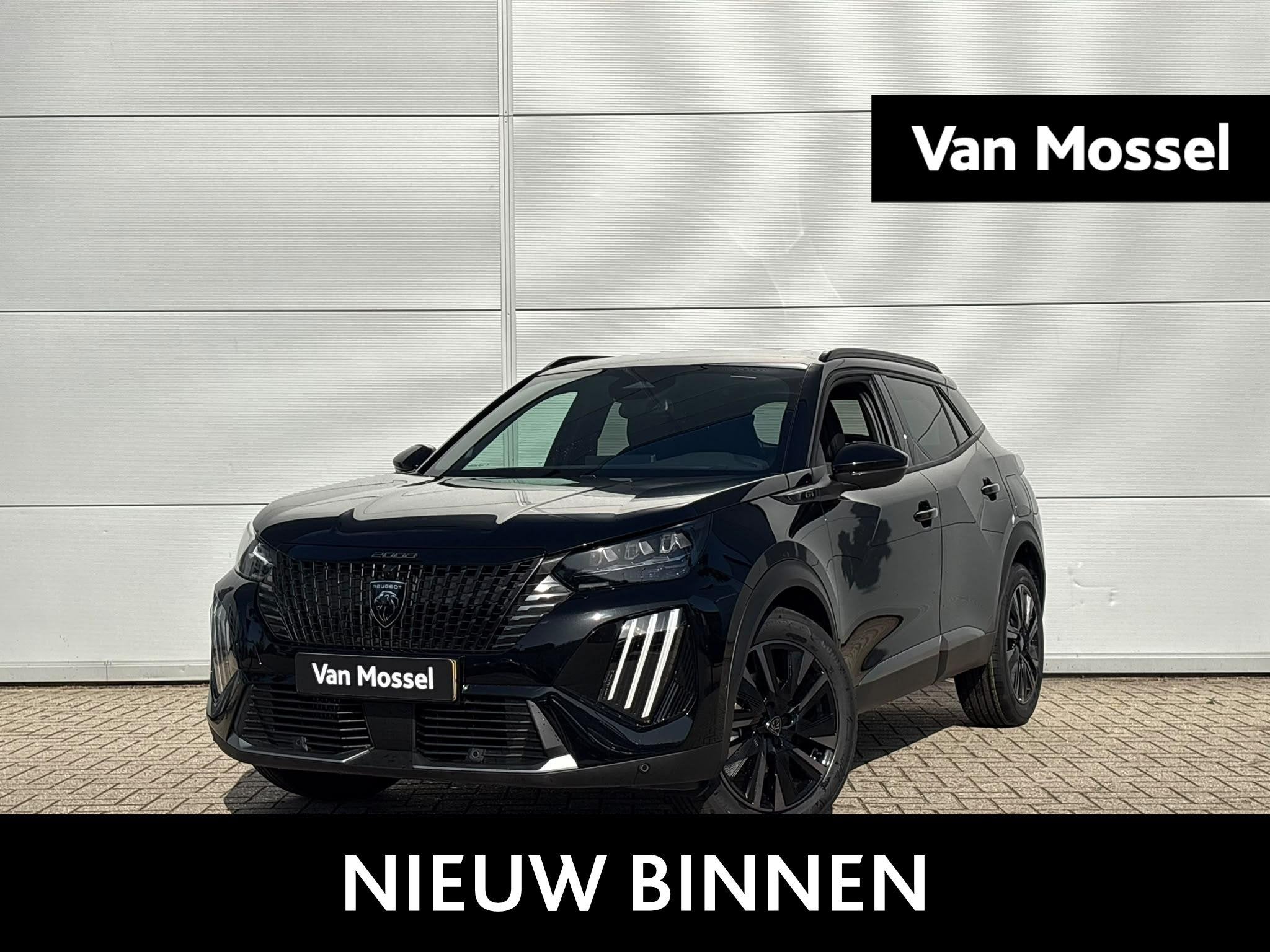 Peugeot 2008 1.2 Hybrid 145 GT | 21% Korting | Camera | Adap, Automatische klimaatregeling, Euro 6, 1199 cc, Zwart
