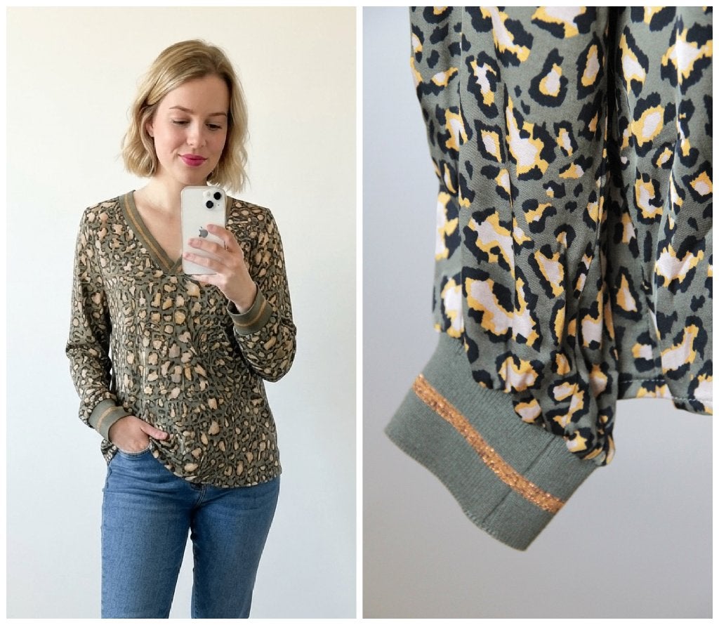 Summum - prachtige blouse groen geel - maat 40, Kleding | Dames, Maat 38/40 (M), Summum, Ophalen of Verzenden, Zo goed als nieuw