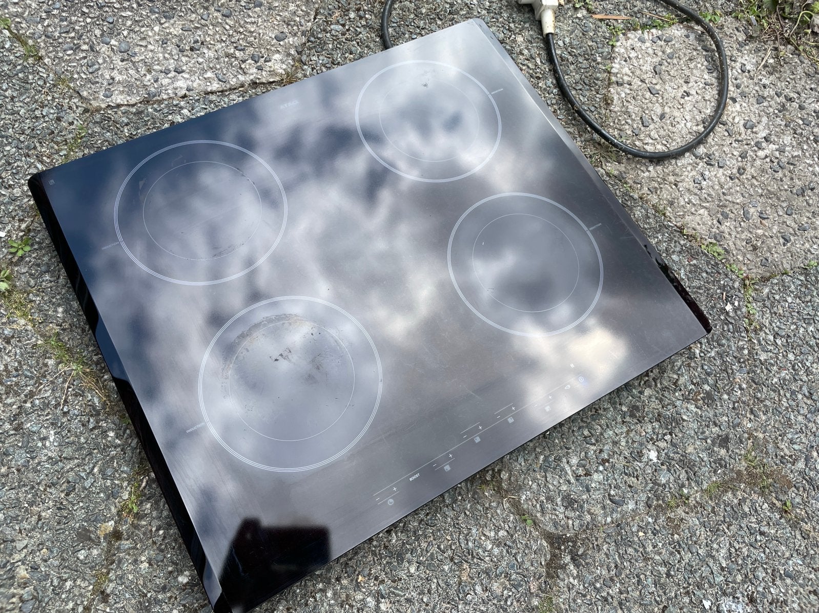 ATAG inductie kookplaat 60 cm, Witgoed en Apparatuur, Kookplaten, Ophalen, Gebruikt, 4 kookzones, Inbouw