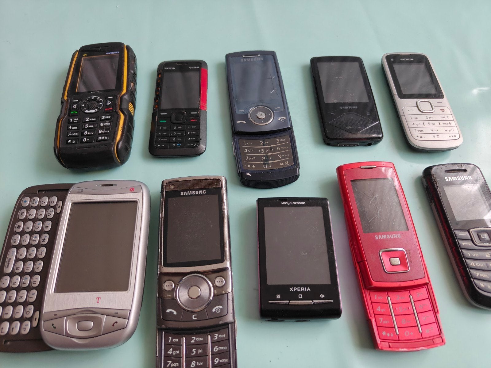 Partij oude mobiele telefoons - 10 stuks, Overige modellen, Ophalen of Verzenden, Minder dan 3 megapixel, Zonder simlock