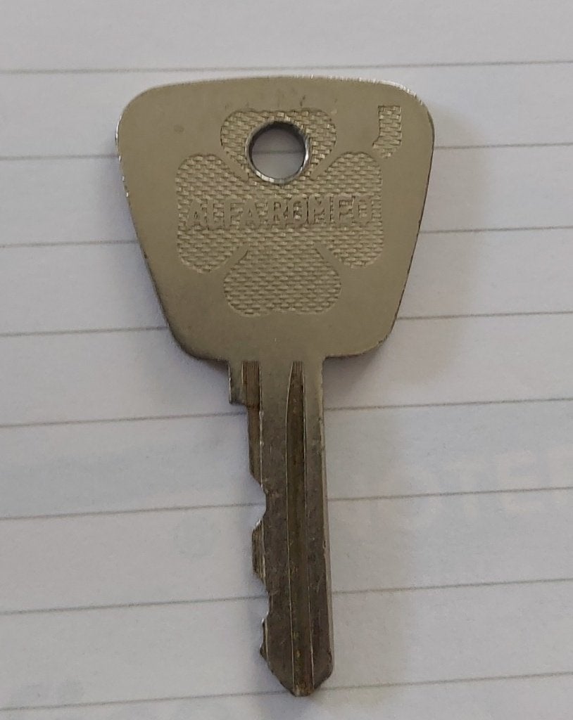 Originele Vintage Alfa Romeo Autosleutel Uit De 116-serie., Ophalen of Verzenden, Gebruikt, Auto's