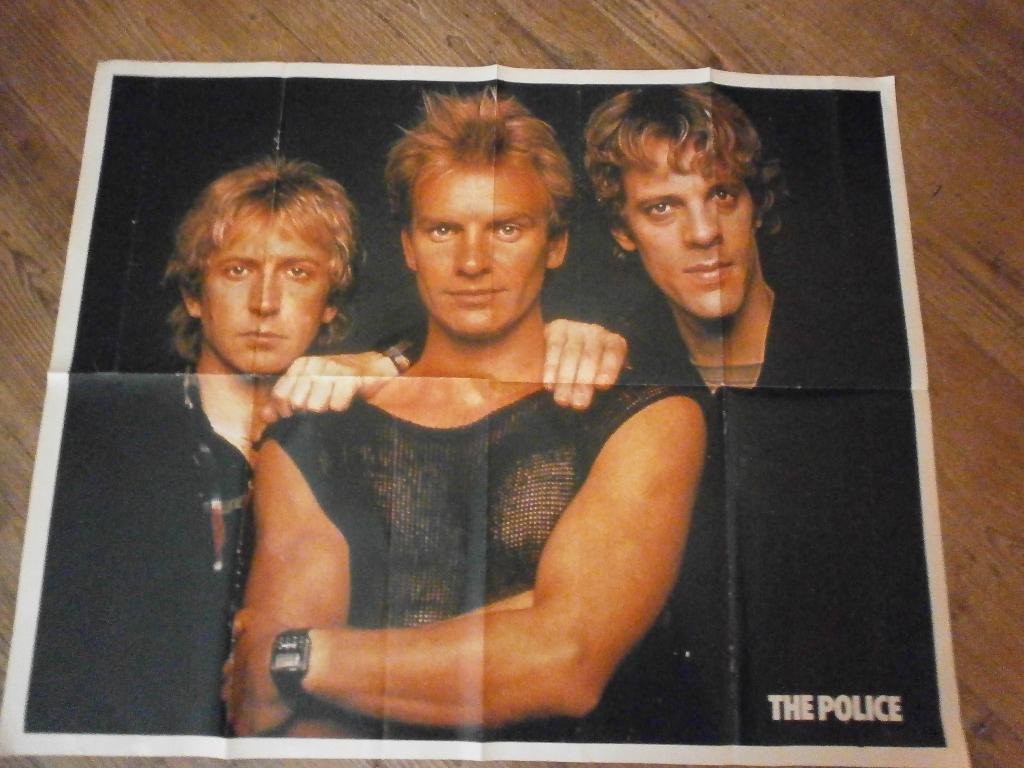 xl  hitkrant poster jaren 80  The Police / Twisted Sister, Verzenden, Zo goed als nieuw, A1 t/m A3, Muziek