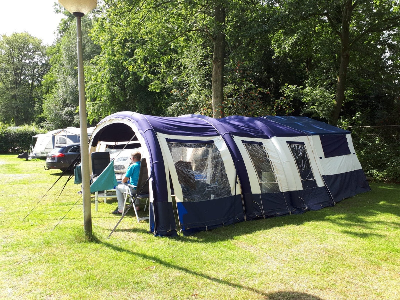 Jamet Air Vouwwagen 2019, Blauw, Ophalen of Verzenden, Aanwezig, Meer dan 6