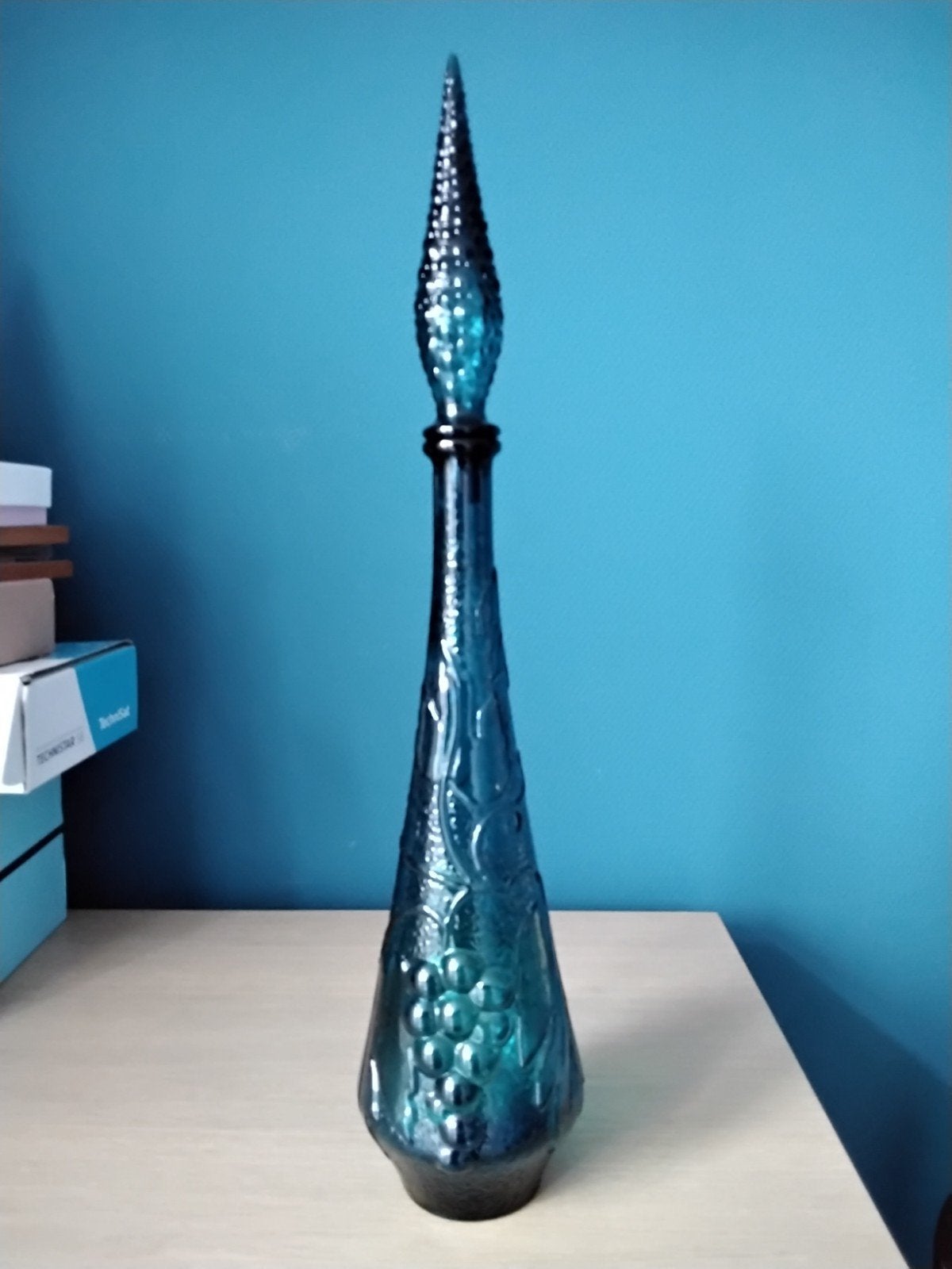 Vintage empoli karaf regio Toscane., Antiek en Kunst, Antiek | Glas en Kristal, Ophalen