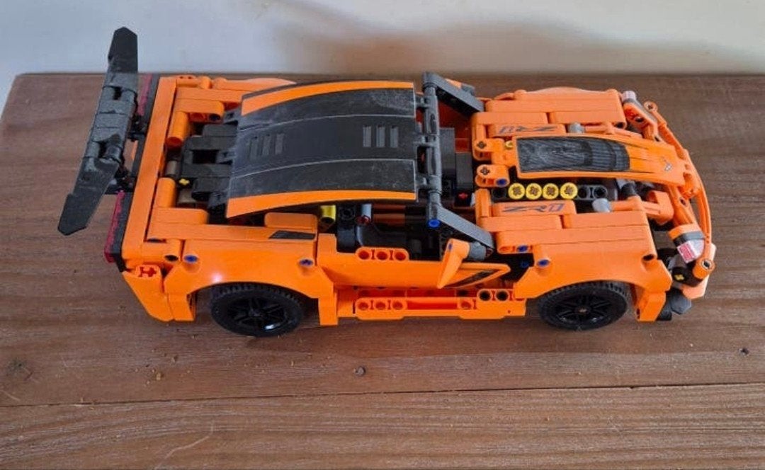 LEGO Technic 42093 Chevrolet Corvette ZR1, Ophalen, Gebruikt