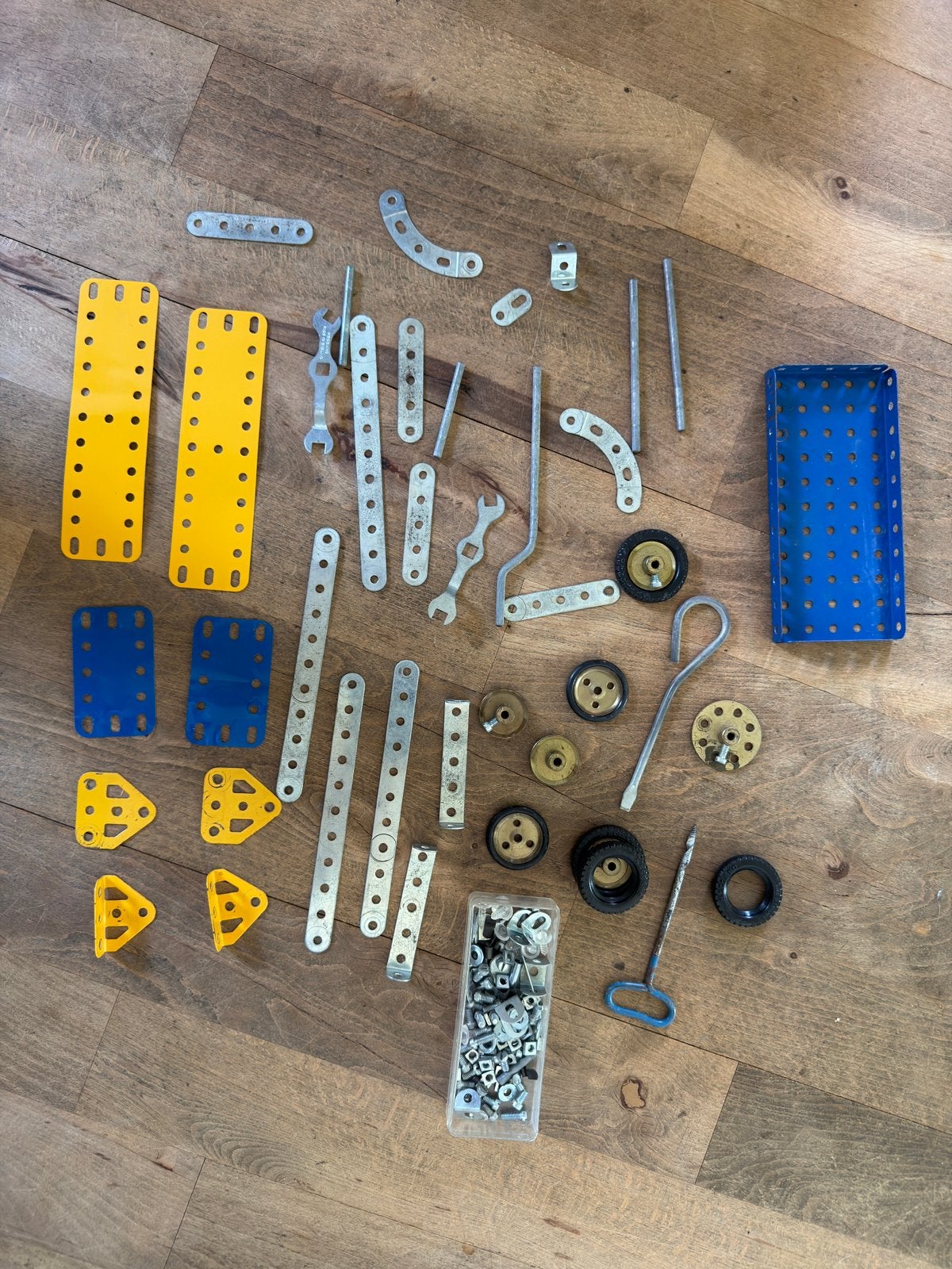 Meccano Conversion Set + onderdelen, handleidingen en doos, Ophalen, Zo goed als nieuw, Auto