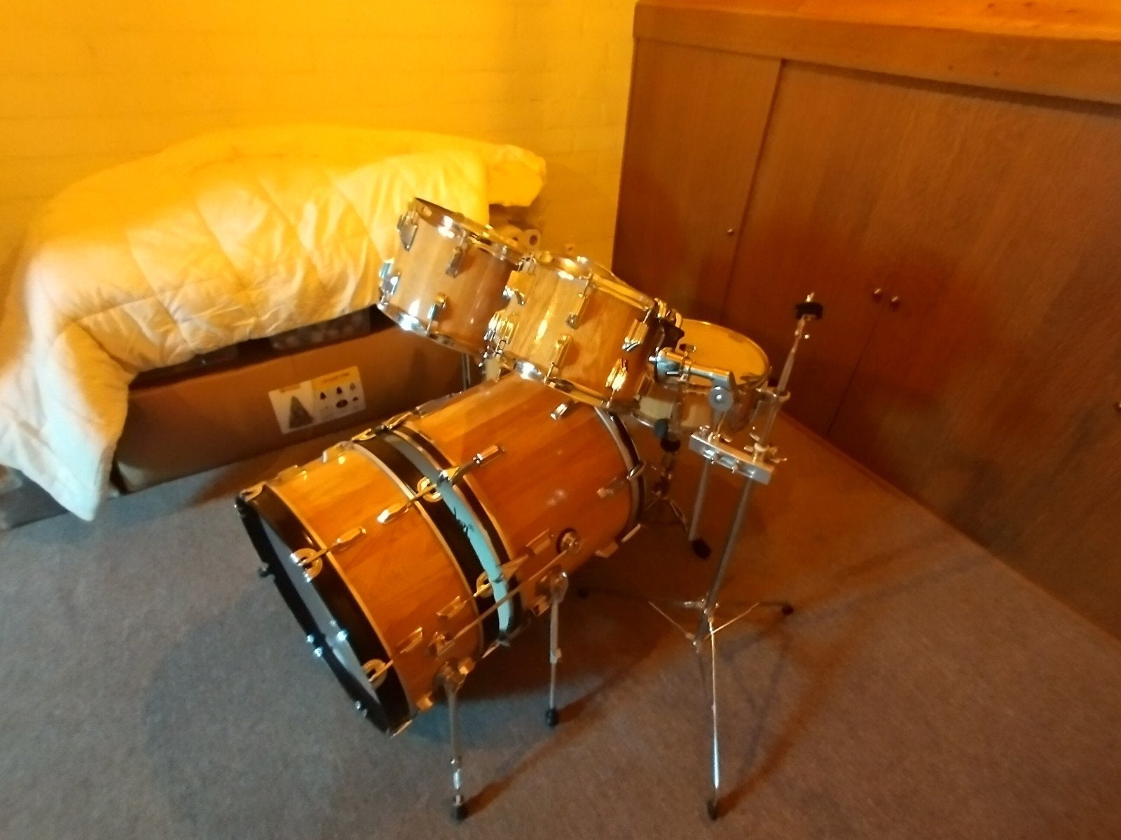 homemade drumstel eik, Ophalen, Zo goed als nieuw, Overige merken