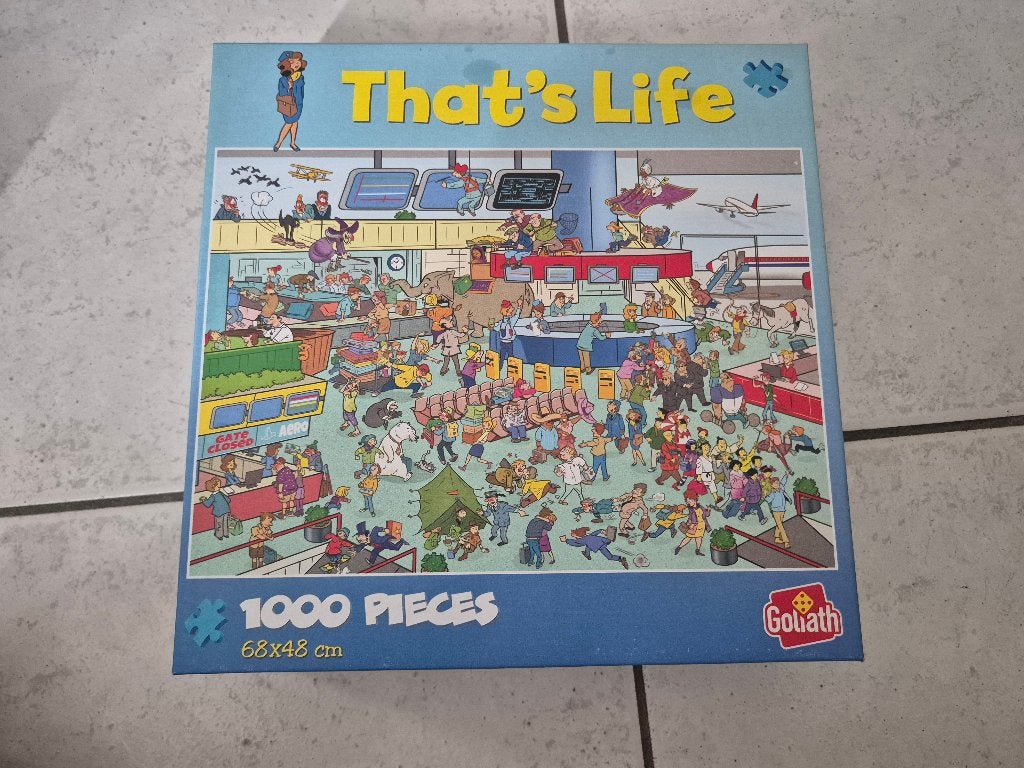Puzzel That’s life luchthaven (airport) 371420, Ophalen of Verzenden, 500 t/m 1500 stukjes, Zo goed als nieuw, Legpuzzel