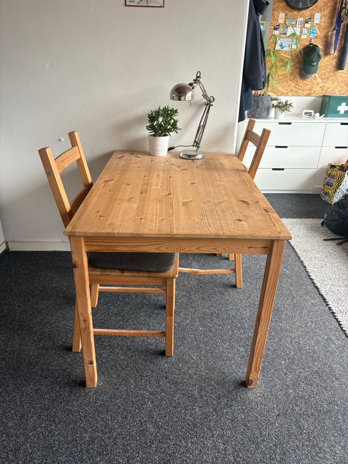 Kleine eettafel, Huis en Inrichting, Tafels | Eettafels, Ophalen, Gebruikt, 100 tot 150 cm, 50 tot 100 cm