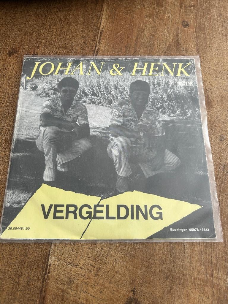Johan en Henk-Vergelding, Cd's en Dvd's, Vinyl Singles, 7 inch, Single, Ophalen of Verzenden, Zo goed als nieuw