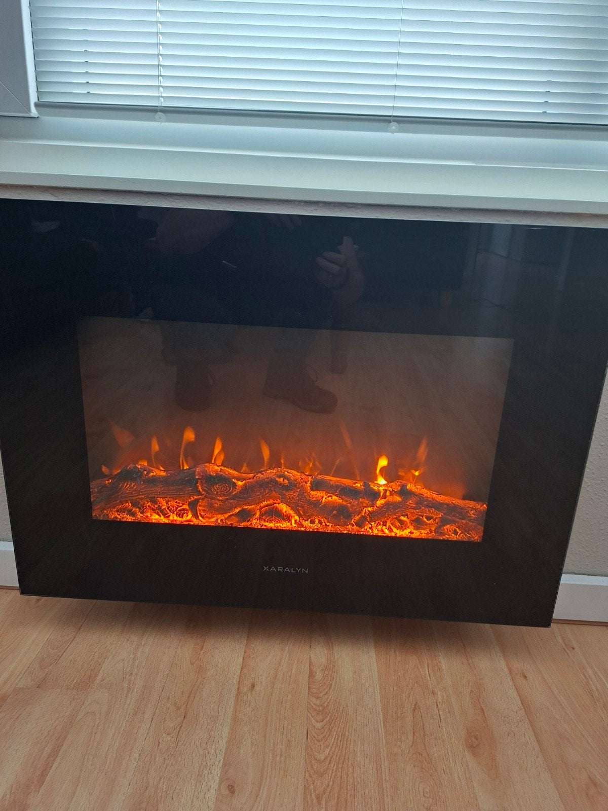 Electrische  wandhaard, Huis en Inrichting, Ophalen, Gebruikt, Vrijstaande haard, Elektrische haard