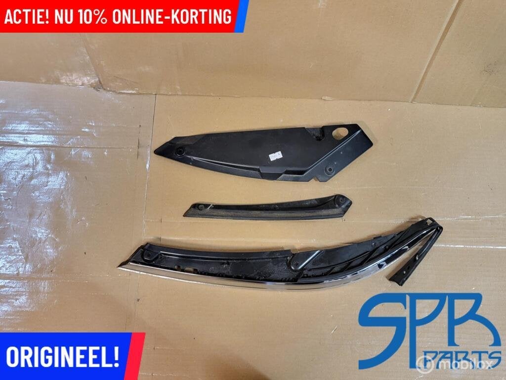 KOPLAMPLIJST CHROOM VW PASSAT B8 LINKS SIERLIJST STRIP STEUN, Gebruikt, VOLKSWAGEN, Volkswagen, Ophalen of Verzenden