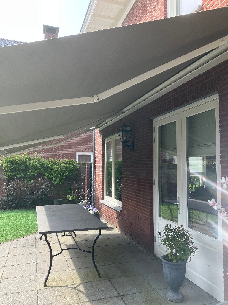 Verano zonnescherm XL (elektrisch bedienbaar), Tuin en Terras, Ophalen, Gebruikt, 450 cm of meer, Elektrisch