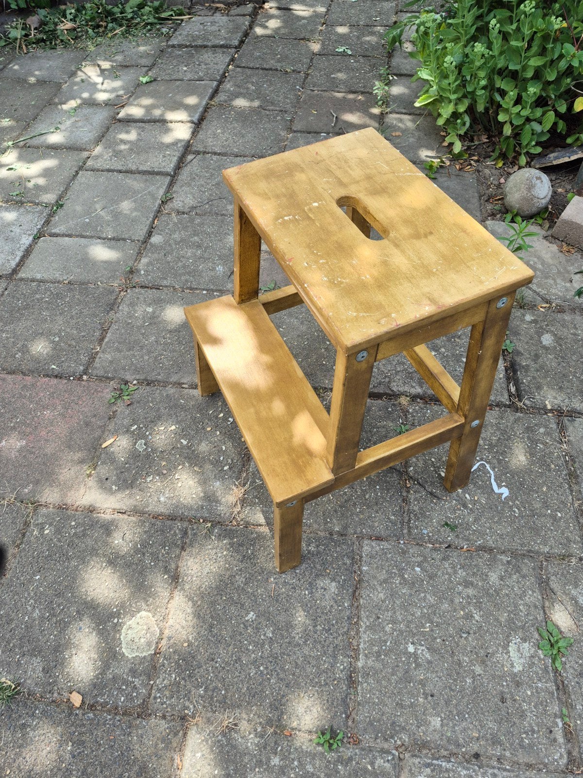 houten trapje 50cm hoog, Ophalen, Hout