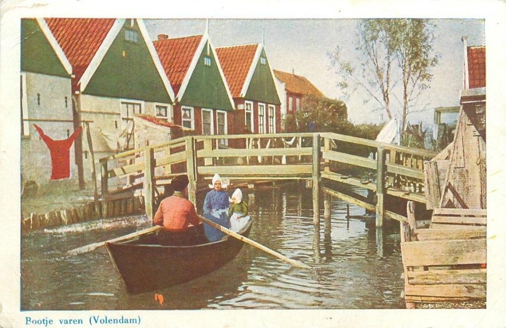701-432-035 Volendam Bootje Varen, Verzenden, Voor 1920, Noord-Holland