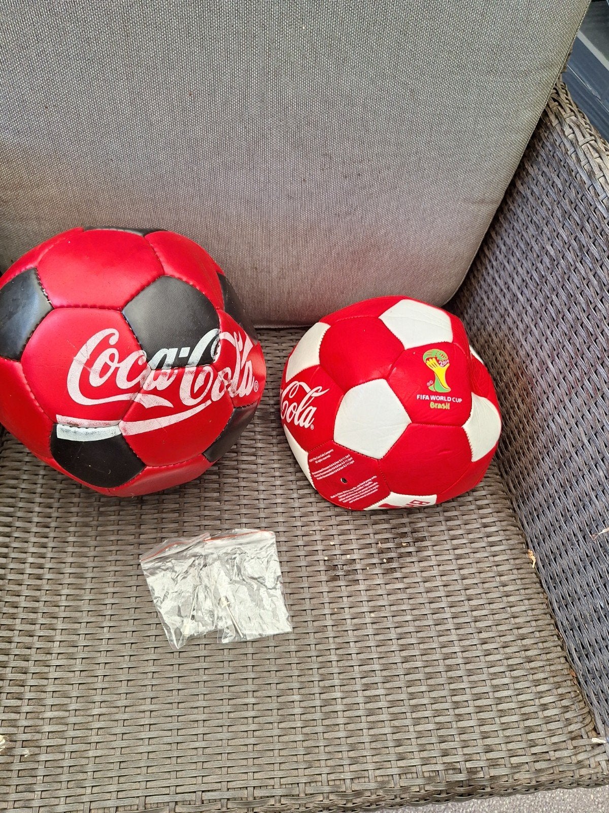 Coca-Cola WK Voetbal Brazilie l ballen (nieuw en gebruikt), Ophalen, Zo goed als nieuw